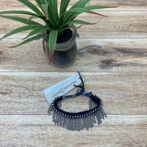 Treasure & Bond Blue Fringe Bracelet